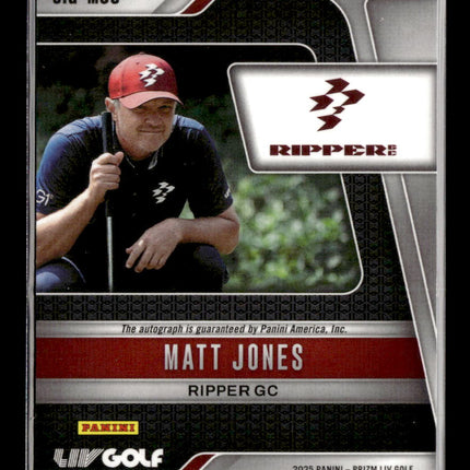 2025 Panini Prizm LIV Golf Matt Jones #SIG-MJO