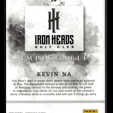 2025 Panini Impeccable LIV Golf Kevin Na #96 24/54