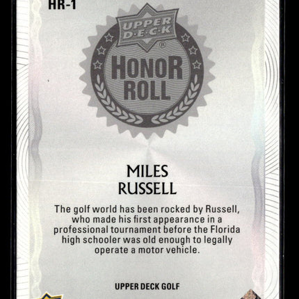 2026 Upper Deck Honor Roll Miles Russell #HR-1