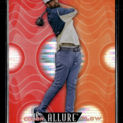 2026 UD Allure Golf Color Flow Tony Finau #CF-12 Spectrum Red-Orange /199