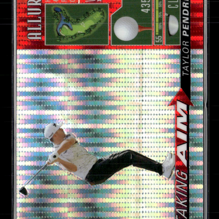 2026 Upper Deck Allure Golf Taylor Pendrith #TA-11 Spectrum Red /199