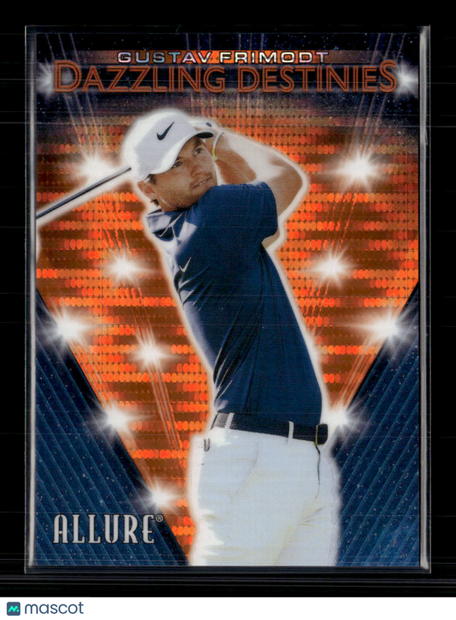 2026 UD Allure Golf Dazzling Destinies Gustav Frimodt #DD-10 Orange 44/99