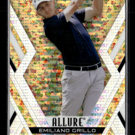 2026 Upper Deck Allure Golf Emiliano Grillo #11 Gold Glitter Bomb /199