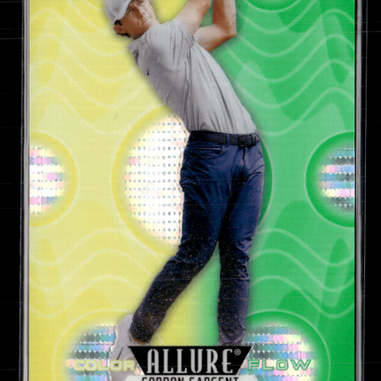 2026 UD Allure Color Flow Gordon Sargent #CF-15 Spectrum Yellow-Green 45/99