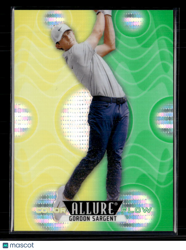 2026 UD Allure Color Flow Gordon Sargent #CF-15 Spectrum Yellow-Green 45/99