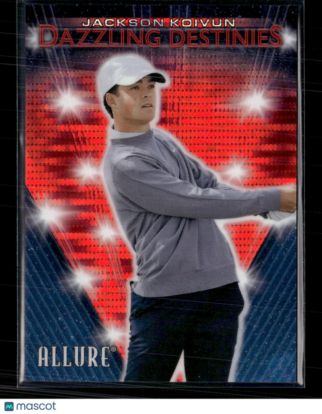 2026 UD Allure Golf Dazzling Destinies Jackson Koivun #DD-4 Spectrum Red 081/199