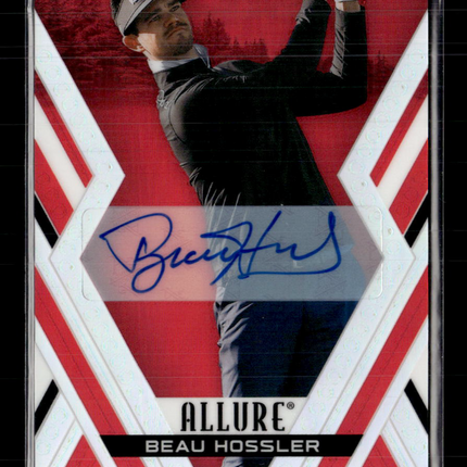 2026 Upper Deck Allure Golf Beau Hossler #29 Red Tees Auto