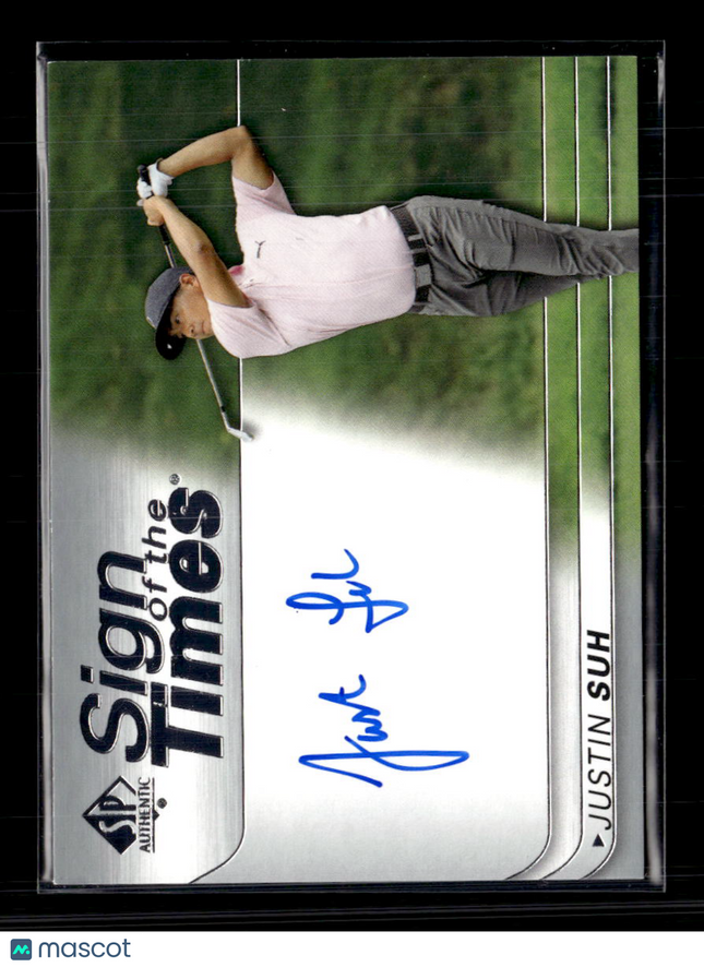 2021 Upper Deck SP Authentic Sign of the Times Justin Suh #SOTT-JS Auto