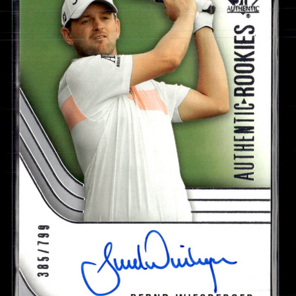 2021 Upper Deck SP Authentic Golf Authentic Rookies Bernd Wiesberger #91 385/799