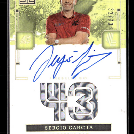 2025 Panini Impeccable LIV Golf Sergio Garcia #IG-SGC 32/43 Memorabilia