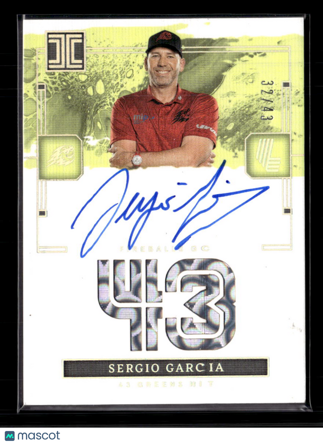 2025 Panini Impeccable LIV Golf Sergio Garcia #IG-SGC 32/43 Memorabilia