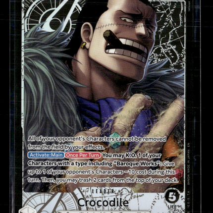 One Piece Card Game Crocodile The Azure Sea's Seven L • OP14-079