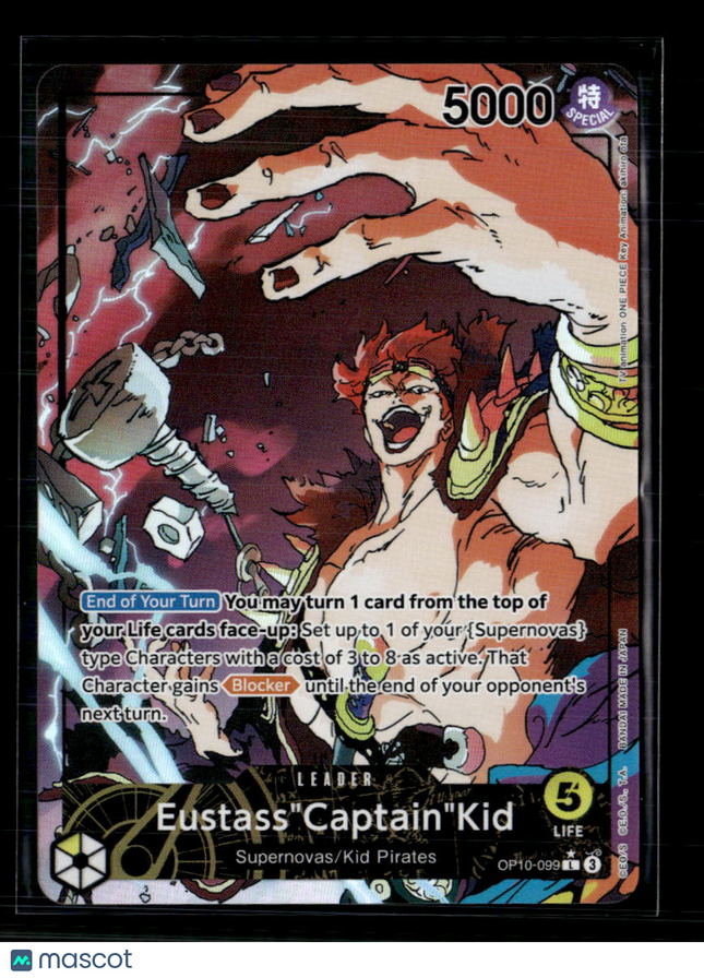 One Piece TCG Eustass"Captain"Kid (099) (Parallel) Royal Blood L • OP10-099