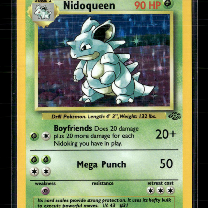Pokemon 1999 Jungle Nidoqueen #7/64 Holo