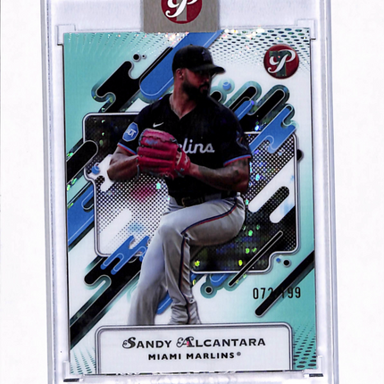 2025 Topps Pristine Sandy Alcantara #183 Refractor Aqua /199