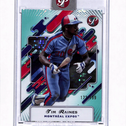2025 Topps Pristine Tim Raines #143 Aqua Refractor /199