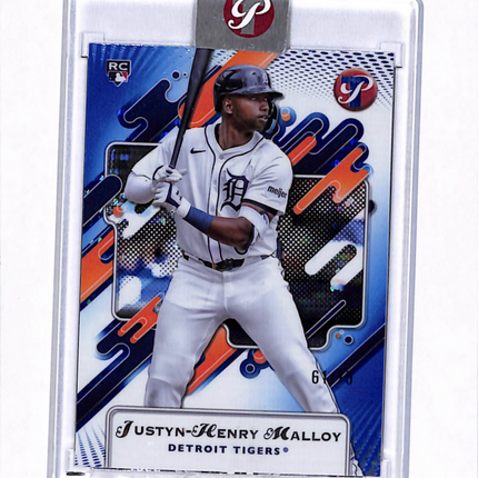 2025 Topps Pristine Justyn-Henry Malloy #21 RC Blue /75