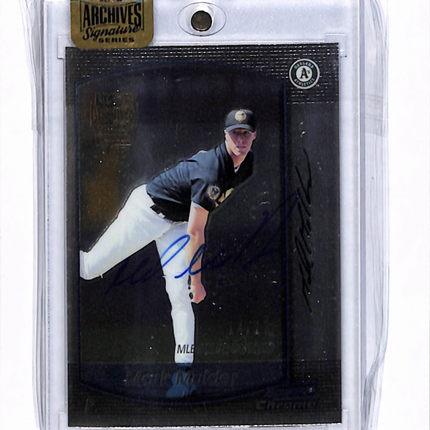 2016 Topps Archives Signature Series Bowman Chrome Mark Mulder #BDP1 Auto /27