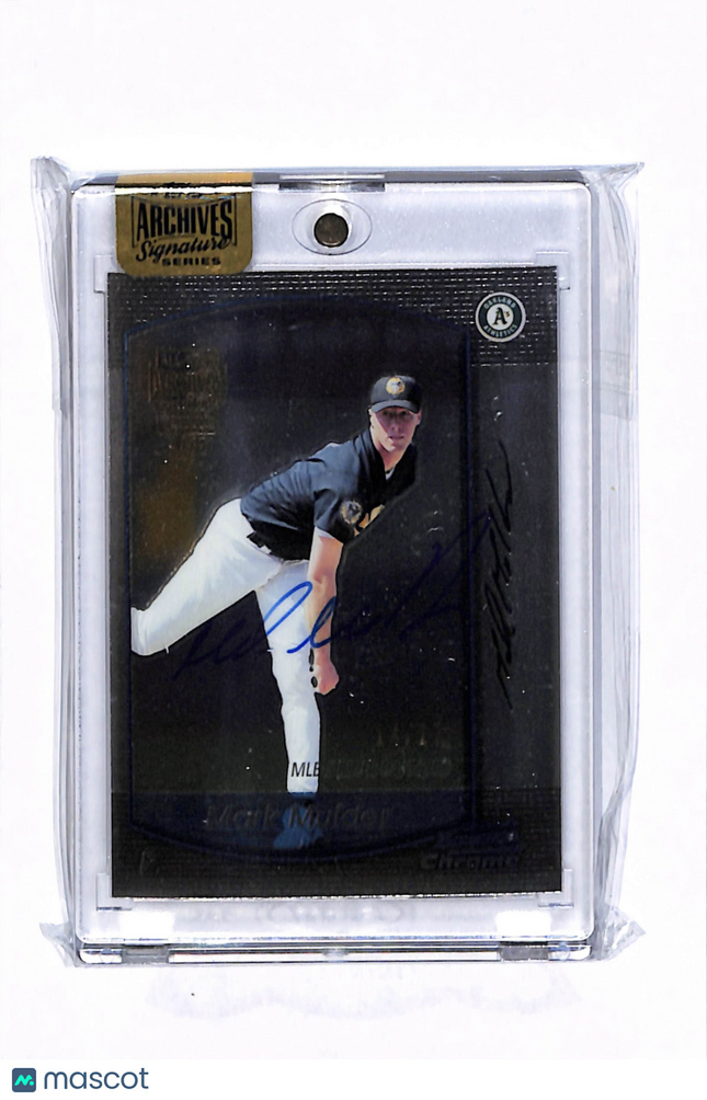 2016 Topps Archives Signature Series Bowman Chrome Mark Mulder #BDP1 Auto /27