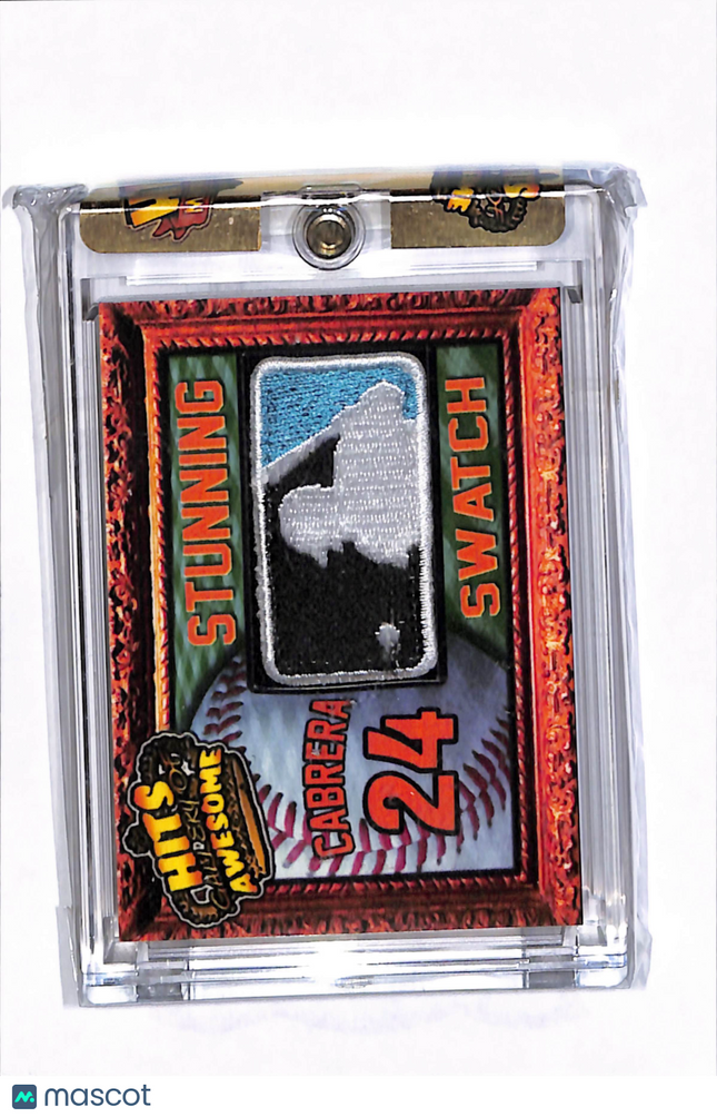 2011 Hits Memorabilia Stunning Swatch Miguel Cabrera #12503 MLB Logo Patch 2/2