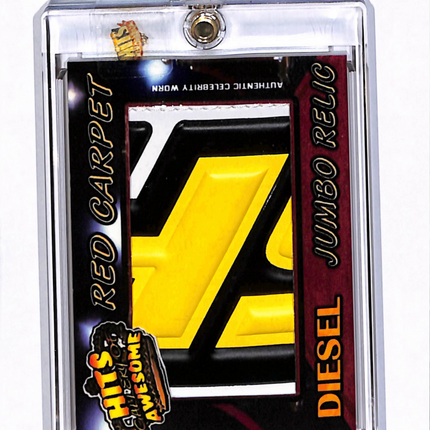 2011 Hits Memorabilia Red Carpet Jumbo Relic Vin Diesel Celebrity Worn 1/5 Patch