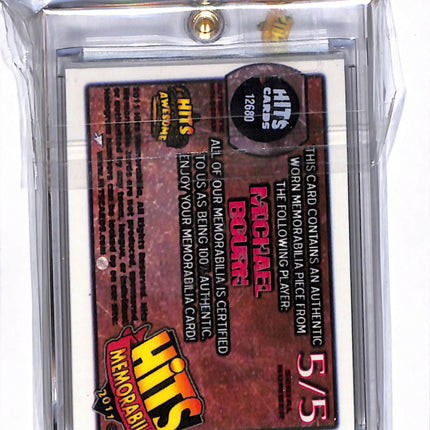 2011 Hits Memorabilia Big Time Relics Michael Bourn #12680 5/5 Game Worn Patch