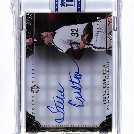 2015 Topps Tribute Steve Carlton #TA-SCA Black Auto /50