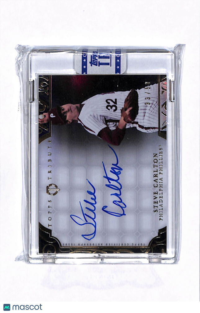 2015 Topps Tribute Steve Carlton #TA-SCA Black Auto /50