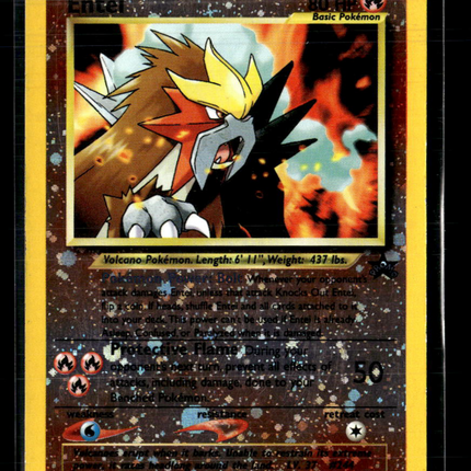 Pokemon 2001 Wizards Entei #34 Reverse Holo