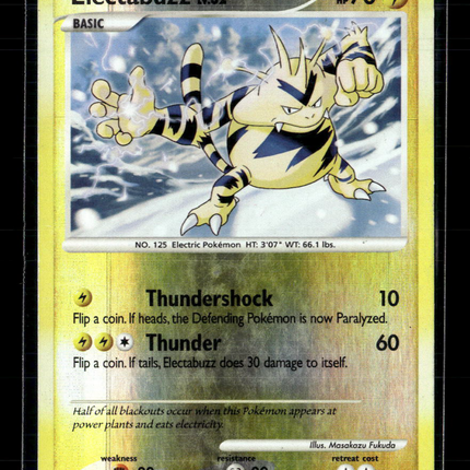 Pokemon 2007 Secret Wonders Electabuzz #87/132 Reverse Holo