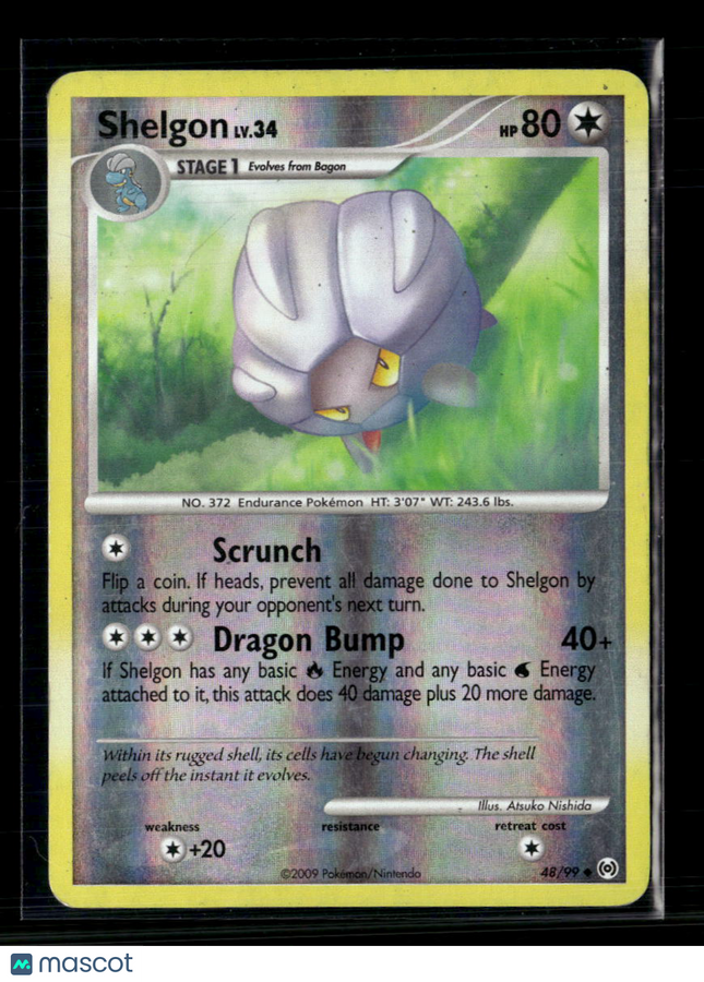 Pokemon 2009 Platinum – Arceus Shelgon #48/99 Reverse Holo