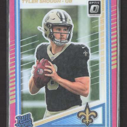 2025 Panini Donruss Optic Football Tyler Shough #223 Pink