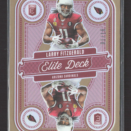 2025 Panini Donruss Elite Elite Deck Larry Fitzgerald #12 Gold /10