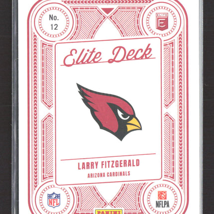2025 Panini Donruss Elite Elite Deck Larry Fitzgerald #12 Gold /10