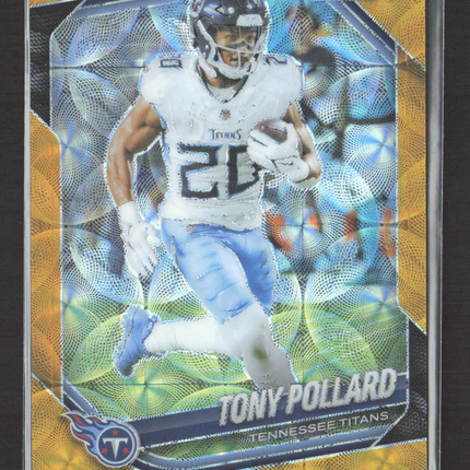 2025 Panini Prizm Football Tony Pollard #232 Gold Scope /10