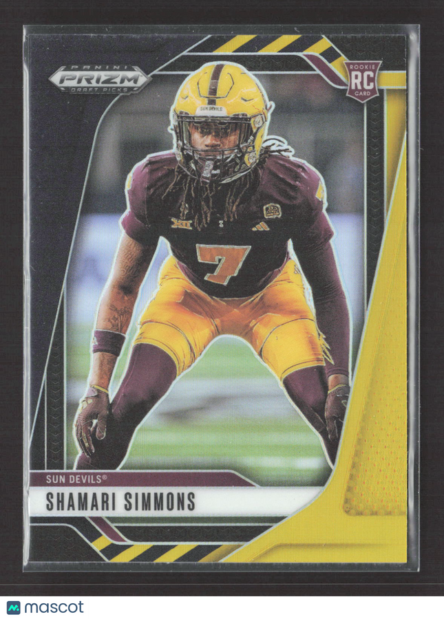 2025 Panini Prizm Draft Picks Shamari Simmons #11 RC 5/5