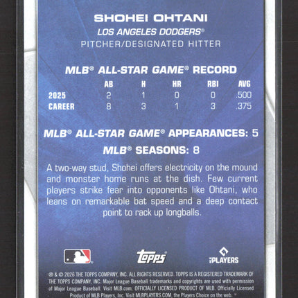 2026 Topps Perennial All-Stars Shohei Ohtani #PAS-9