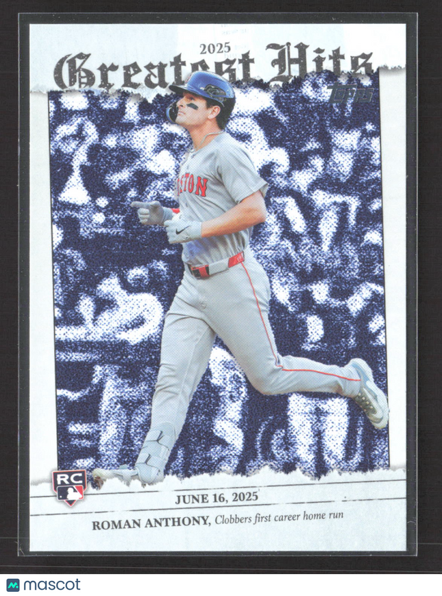 2026 Topps Greatest Hits Roman Anthony #GH-26 RC