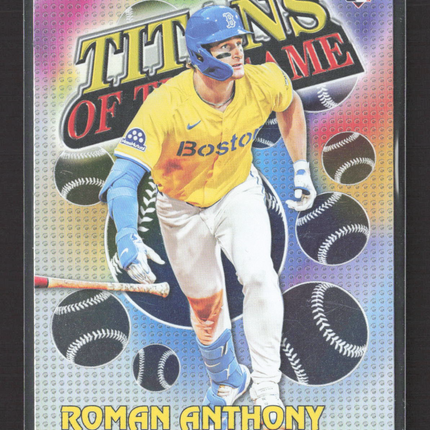 2026 Topps Titans of the Game Roman Anthony #TOG-9 RC