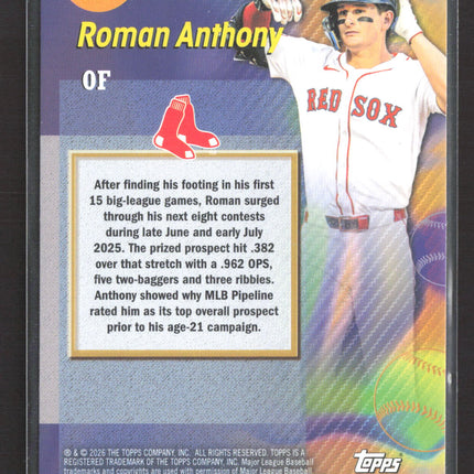 2026 Topps Titans of the Game Roman Anthony #TOG-9 RC