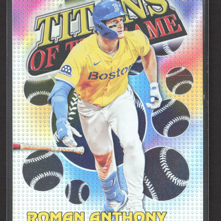 2026 Topps Titans of the Game Roman Anthony #TOG-9 RC