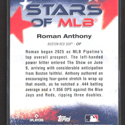2026 Topps Stars of MLB Roman Anthony #SMLB-25 RC