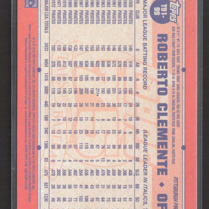 2010 Topps 75 Years of Baseball Roberto Clemente #T91-99