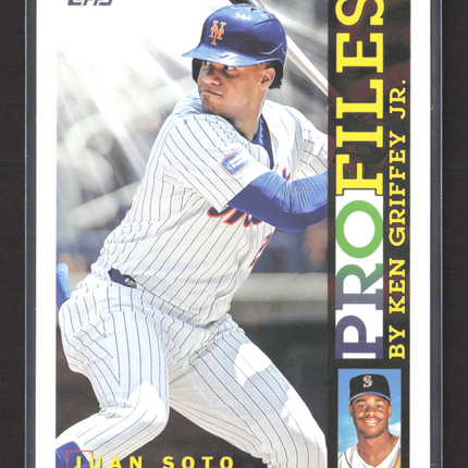 2026 Topps Profiles by Ken Griffey Jr. Ken Griffey Jr. Juan Soto #TP-11