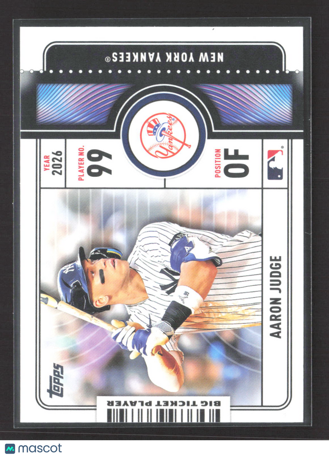 2026 Topps Big Ticket Player Aaron Judge #BTP-18