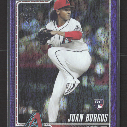 2026 Topps Series One Juan Burgos #102 Purple RC