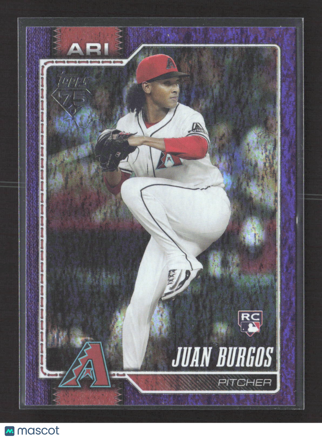 2026 Topps Series One Juan Burgos #102 Purple RC