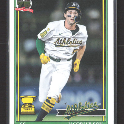 2025 Topps Series 1 Jacob Wilson #T91-77 Topps All-Star Rookie