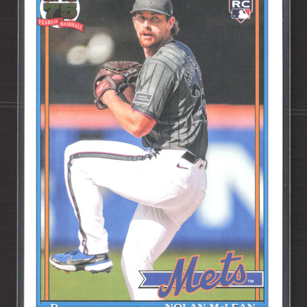 2025 Topps Nolan McLean #T91-63 RC
