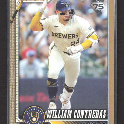 2023 Topps Series One William Contreras #192 Gold